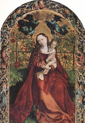 Martin Schongauer The Madonna of the Rose Garden (nn03) France oil painting art